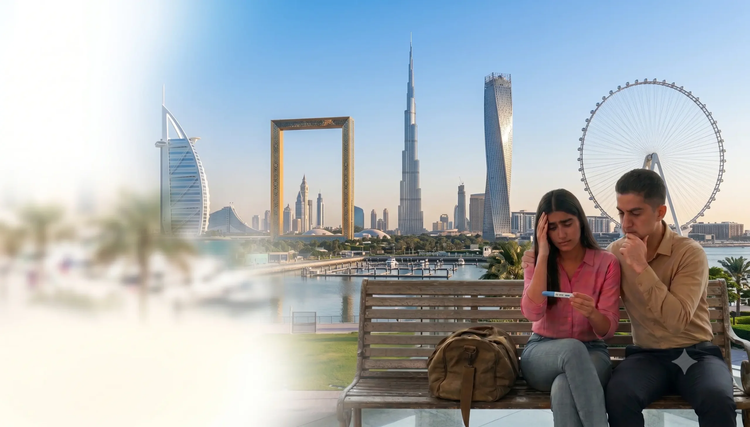 Indian expatriate couple in the Gulf considering reproductive healthcare options in India