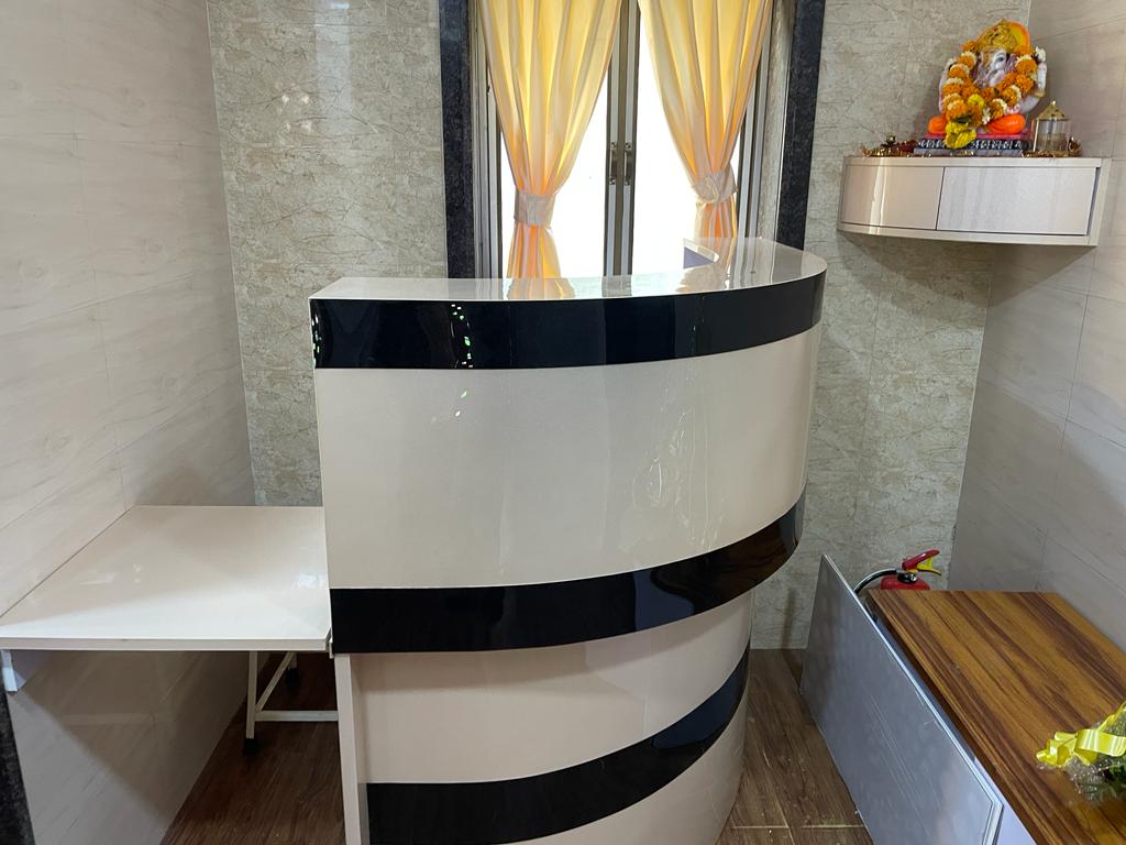 Reception area at NewLife Hospital Virar